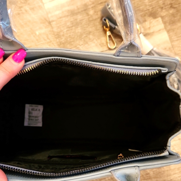 NEW Dusty Blue Hand/Shoulder Bag - Picture 2 of 10
